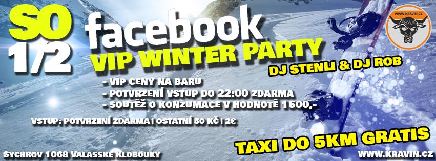 SOBOTA 1|2|2014 ♫♪ Facebook VIP WINTER party ♫♪dj STENLI 